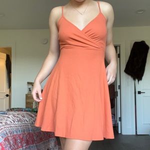 orange sundress